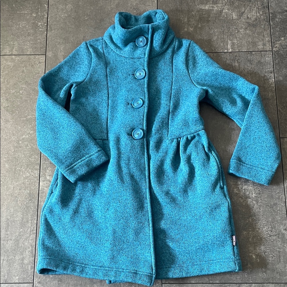 Patagonia Teal Kids Pea Coat - Picture 2 of 8
